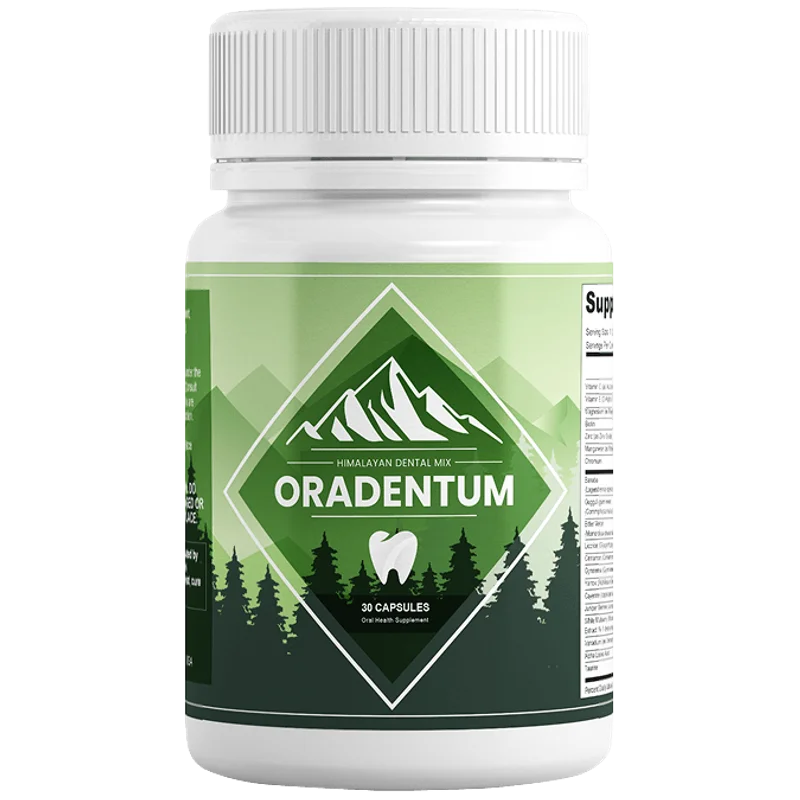 Oradentum Natural Dental Formula — 1 Bottle / 30 Day Supply